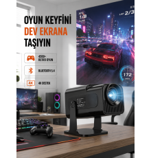 HCS350pro Android 11 İşletim Sistemli Mini Projektör Yeni Nesil