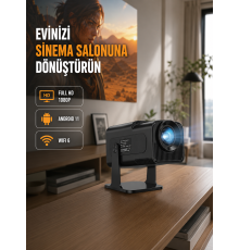 1.5 KG Ağırlığında, 4500 Retro Oyunlu Multimedya Projektör Yeni Nesil
