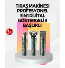 Kablosuz Şarjlı Çok Amaçlı Tıraş Makinesi