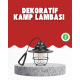 Açık Hava Etkinlikleri İçin Çam Kozalağı Gece Işığı