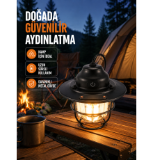 Uzun Ömürlü Bataryalı Outdoor LED Gece Lambası