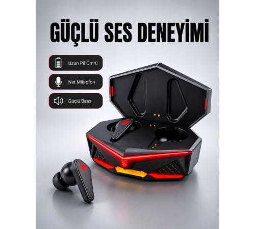 Led Işıklı Kablosuz Bluetooth 5.0 Kulaklık Yeni Nesil