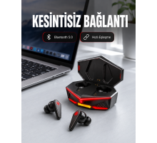 Kablosuz Bluetooth Kulaklık Led Işıklı Yeni Nesil