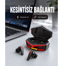 Kablosuz Bluetooth Kulaklık Led Işıklı Yeni Nesil