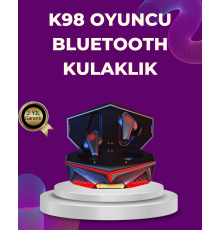 Kablosuz Bluetooth  Kulaklık Led Işıklı