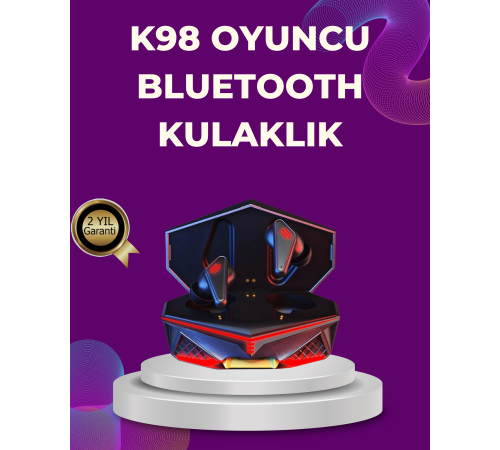 Kablosuz Bluetooth  Kulaklık Led Işıklı