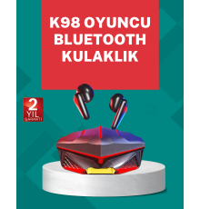 Led Işıklı Kablosuz  Kulaklık Ergonomik Tasarım