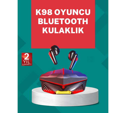 Led Işıklı Kablosuz  Kulaklık Ergonomik Tasarım