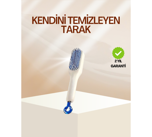Pratik Mekanizmalı Saç Tarağı – Kendi Kendini Temizler, Taşınabilir