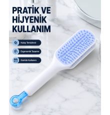 Otomatik Temizlemeli Saç Fırçası – Ergonomik Tasarım, Masaj Etkili, Elektriklenmeyi Önleyici