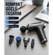 Kas Yorgunluğu Vücut Masaj Tabancası Yeni Nesil
