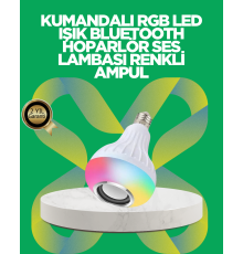 Bluetooth Hoparlörlü LED Ampul – 12W Enerji Tasarruflu