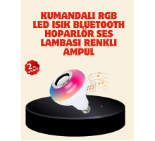 Bluetooth Bağlantılı RGB LED Ampul – Şık ve Fonksiyonel