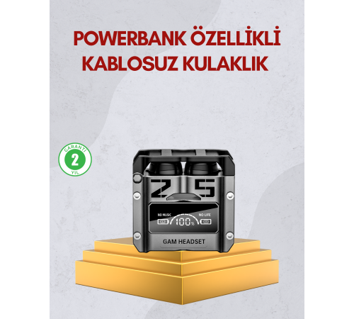 Bluetooth 5.0 Kulak İçi Kulaklık Mikrofonlu Kablosuz Model