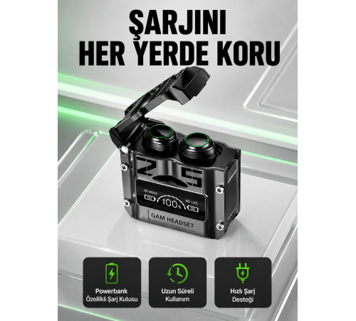 Yüksek Ses Kaliteli Kablosuz Bluetooth Kulaklık Suya Dayanıklı Yeni Nesil