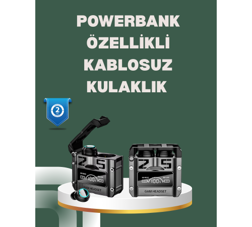 Yüksek Ses Kaliteli Kablosuz Bluetooth Kulaklık Suya Dayanıklı