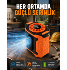 USB Şarjlı Kompakt El ve Boyun Fanı Çok Fonksiyonlu