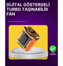 100 Kademeli Hız Ayarlı Taşınabilir Bel ve Boyun Fanı