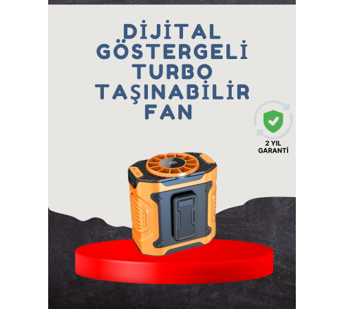 Yüksek Kapasiteli Turbo Taşınabilir Fan