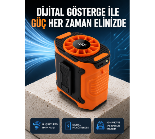 Taşınabilir Çok Fonksiyonlu Soğutma Fanı