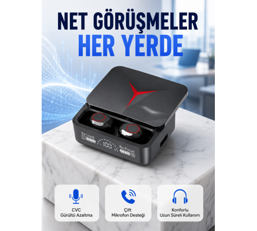 Uzun Pil Ömürlü Bluetooth Kulaklık – Spor ve Günlük Kullanım İçin Uygun Yeni Nesil