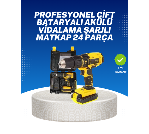 Ev ve Atölye İçin 12V Akülü Matkap | Plastik Mandren ve Metal Şanzıman