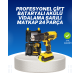 Ev ve Atölye İçin 12V Akülü Matkap | Plastik Mandren ve Metal Şanzıman