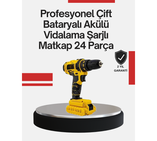 Ergonomik Tasarımlı 12V Matkap | 2 Vitesli, LED Aydınlatmalı ve Dayanıklı