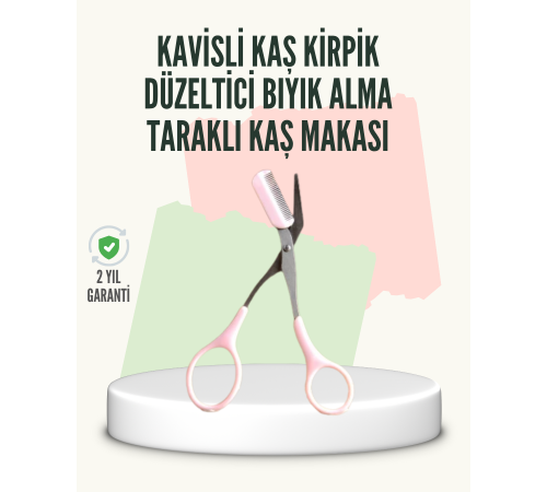 Kaş ve Kirpik Şekillendirme İçin Yüz Bakım Makası