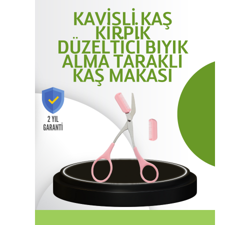 Kaş ve Kirpik Şekillendirme İçin Yüz Bakım Makası
