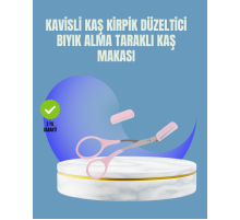 Tarak ve Fırça Başlıklı Kaş Şekillendirme Makası