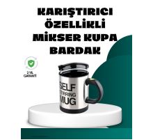 Otomatik Karıştırmalı Termos Kupa | Ergonomik Tasarım