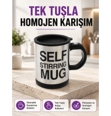 Toz İçecekler İçin Hızlı Karıştırma Özellikli Termos Kupa