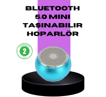 Taşınabilir Mini Bluetooth Hoparlör 9m Menzil Dahili Mikrofon