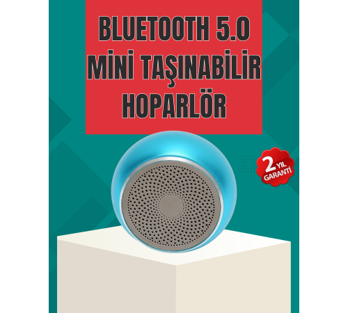 Taşınabilir Bluetooth Hoparlör | Eller Serbest Arama Özellikli