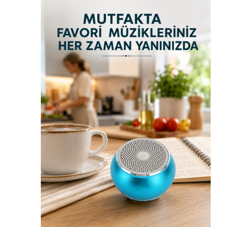 Kablosuz Bluetooth Hoparlör | 2-3 Saat Kesintisiz Müzik Keyfi Yeni Nesil