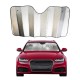 Araç Ön Cam Katlanabilir Güneşlik UV ve Isı Koruma Renault Megane Fiat Egea Hyundai i20 Opel Astra