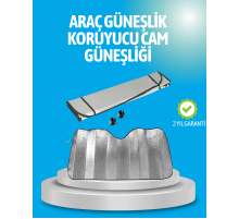 Gelişmiş Yansıtıcılı Katlanabilir Araç Güneşliği – Alüminyum & Süngerli İzolasyon Teknolojisi