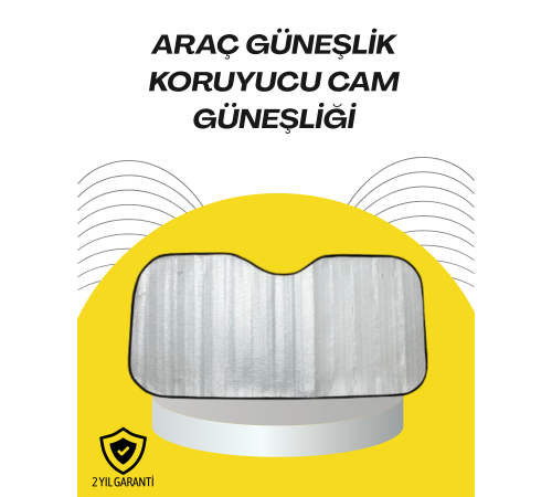 Gelişmiş Yansıtıcılı Katlanabilir Araç Güneşliği – Alüminyum & Süngerli İzolasyon Teknolojisi