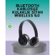Bluetooth 5.0 Kablosuz Kulak Üstü Kulaklık | Stereo Ses ve Katlanabilir Tasarım