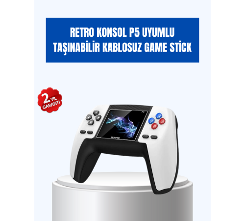 P5 Retro GamePad | 520 Klasik Oyunlu Mini Oyun Konsolu