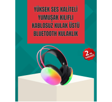 Type-C Şarjlı RGB Işıklı Bluetooth Kulaklığı