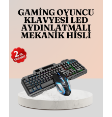 RGB Aydınlatmalı Klavye Mouse – Mekanik Hissiyat, Maksimum Kontrol