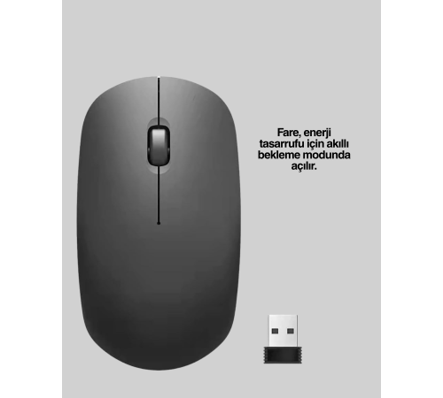 Optik Sensörlü Sessiz Fare – Geniş Uyumluluk ve Ergonomik Yapı