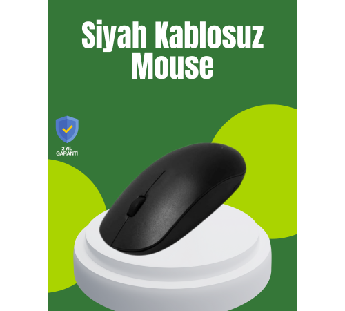 Kablosuz Sessiz Mouse – Ayarlanabilir DPI ve USB Bağlantılı