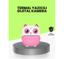 Termal Baskı Özellikli Çocuk Kamerası 1080P Video Destekli