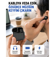 TWS Pro 5 Bluetooth Kulaklık – Kablosuz ve Şarj Kutulu Tasarım Yeni Nesil