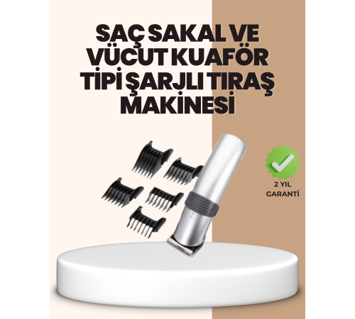Tıraş Makinesi Temizlik ve Yağlama Setiyle Birlikte