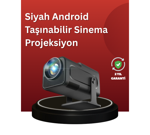 Uzun Ömürlü Lamba ve Dahili Hoparlörlü Ev Sinema Projektörü