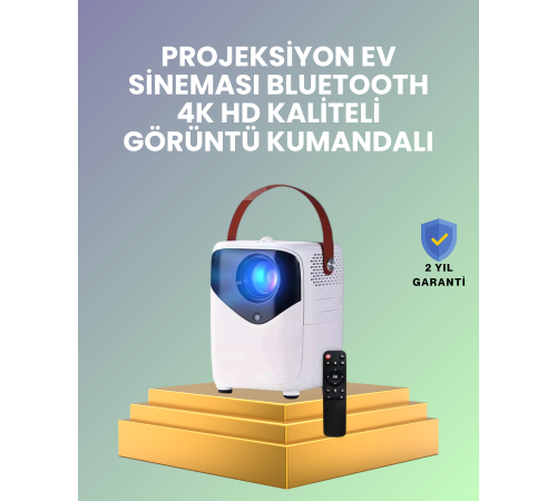 Hafif ve Taşınabilir Projektör – 750 Gram Ağırlıkla Mobil Kullanıma Uygun